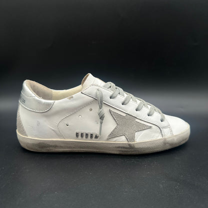Golden Goose Superstar - Blanc Argent Beige P429