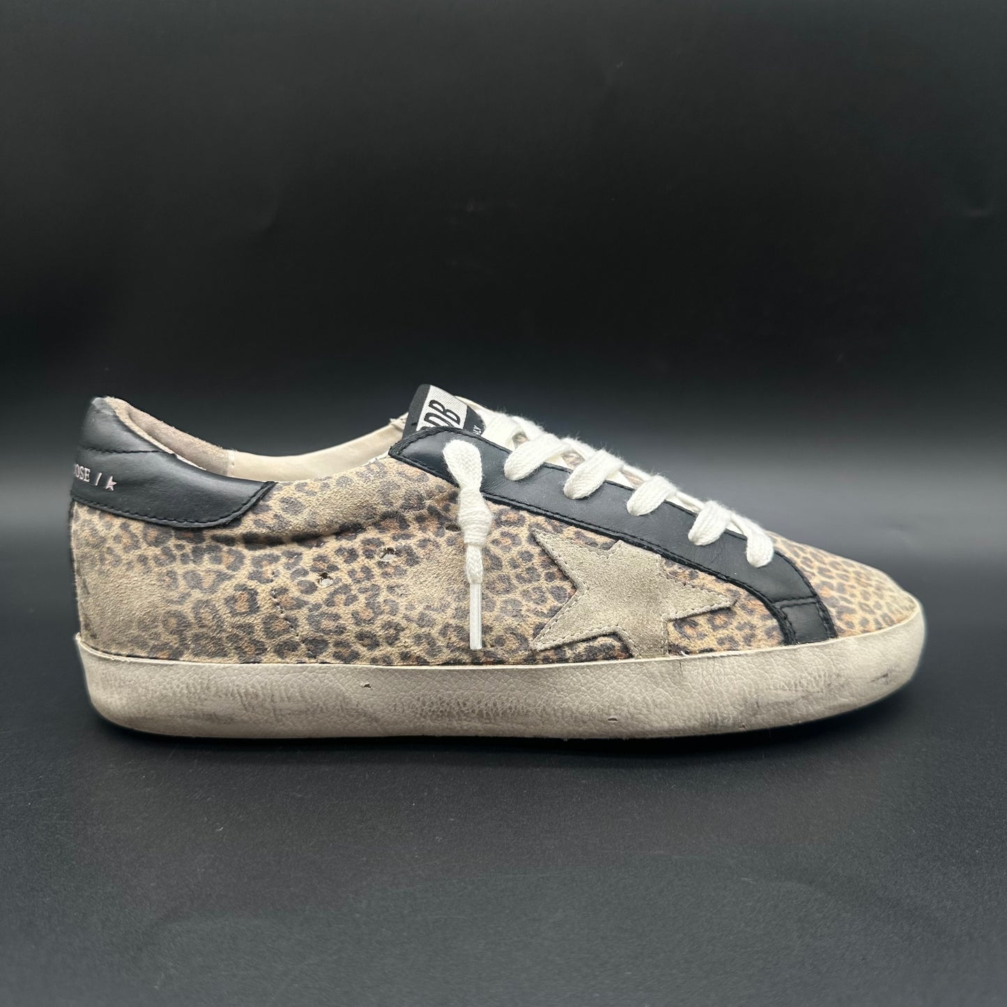 Golden Goose Superstar - Léopard Noir C1365