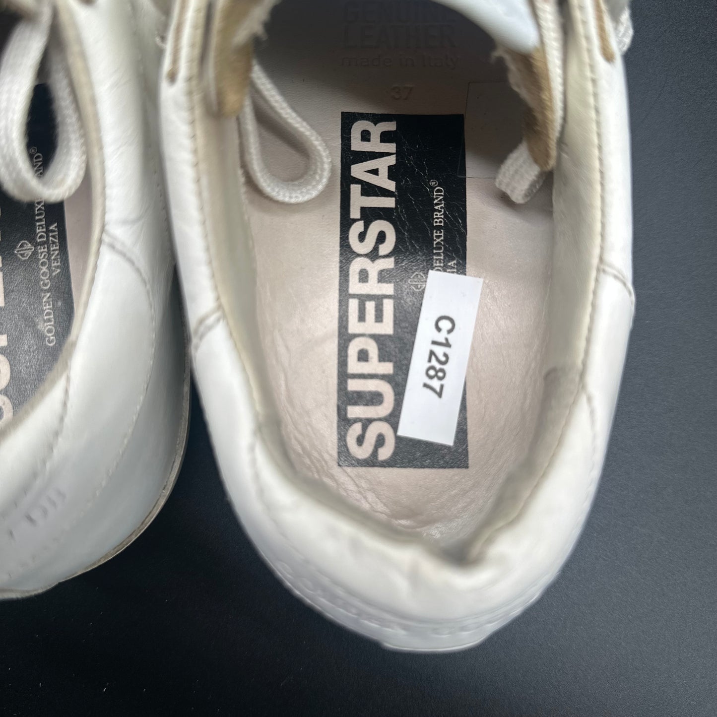 Golden Goose Superstar - Blanc Argent Paillettes C1287