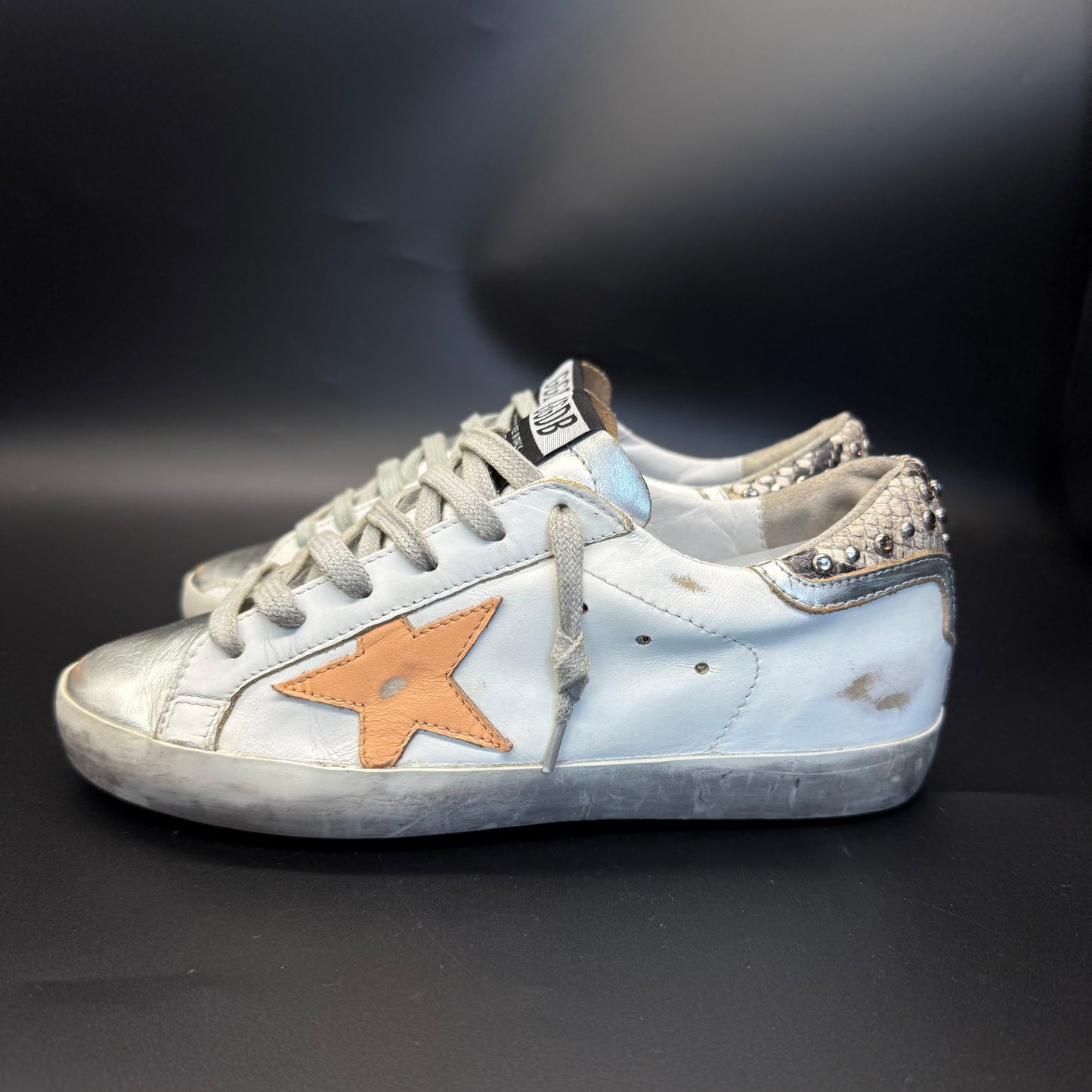 Golden Goose Superstar - Blanc/Pêche ◼️