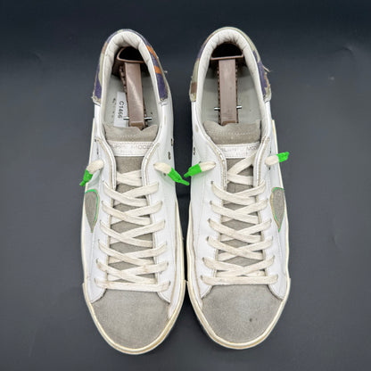 Philippe Model PRSX - Blanc Vert Kaki C1466