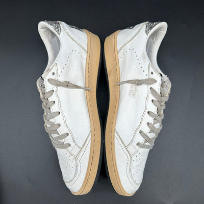 Golden Goose Ballstar - Blanc Argent Paillettes C1289
