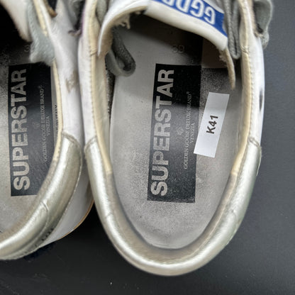 Golden Goose Superstar - Blanc Noir Argent K41