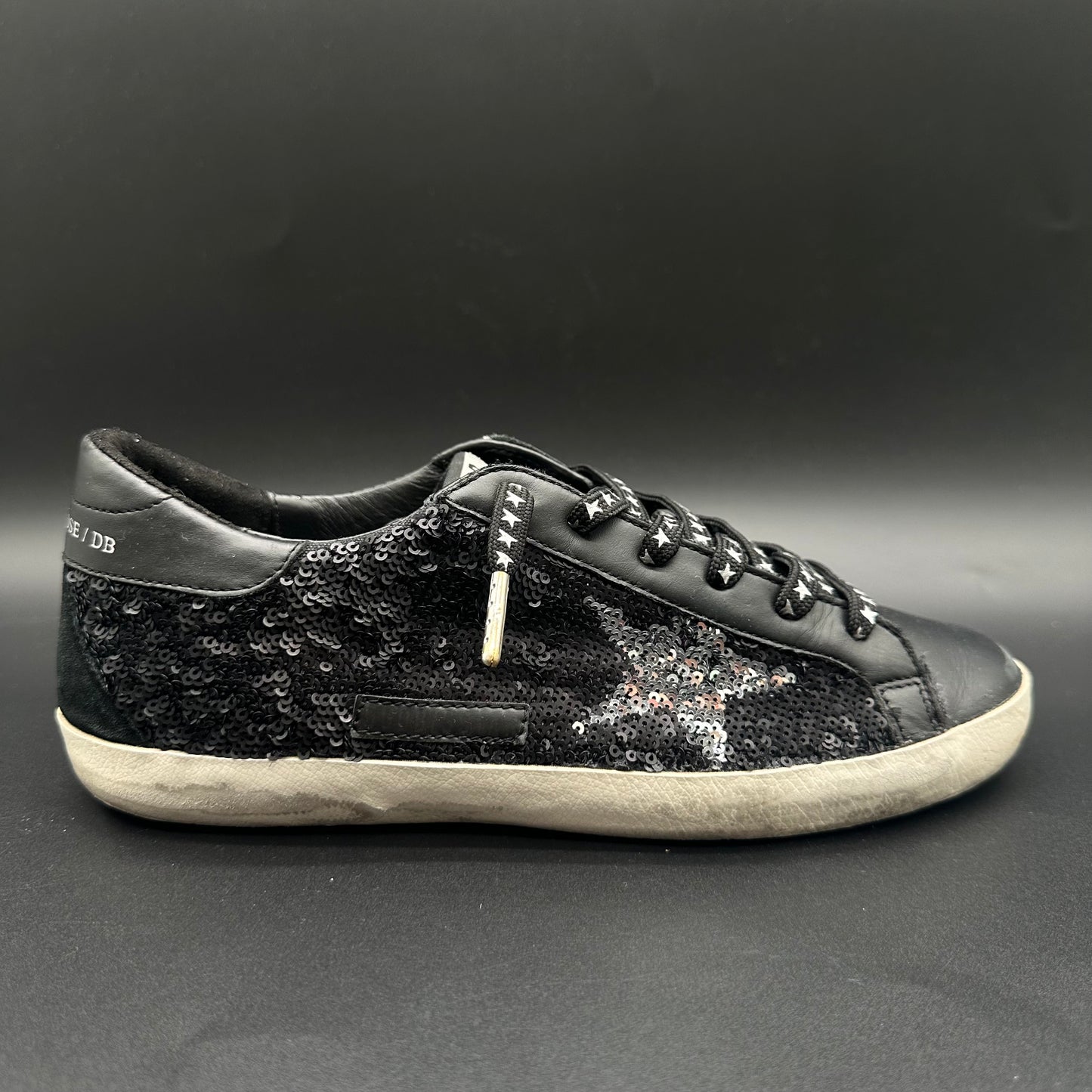 Golden Goose Superstar - Noir Paillettes J005