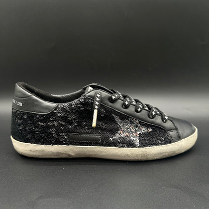 Golden Goose Superstar - Noir Paillettes J005