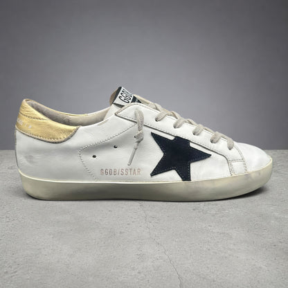 Golden Goose Superstar - Blanc Noir Or J018
