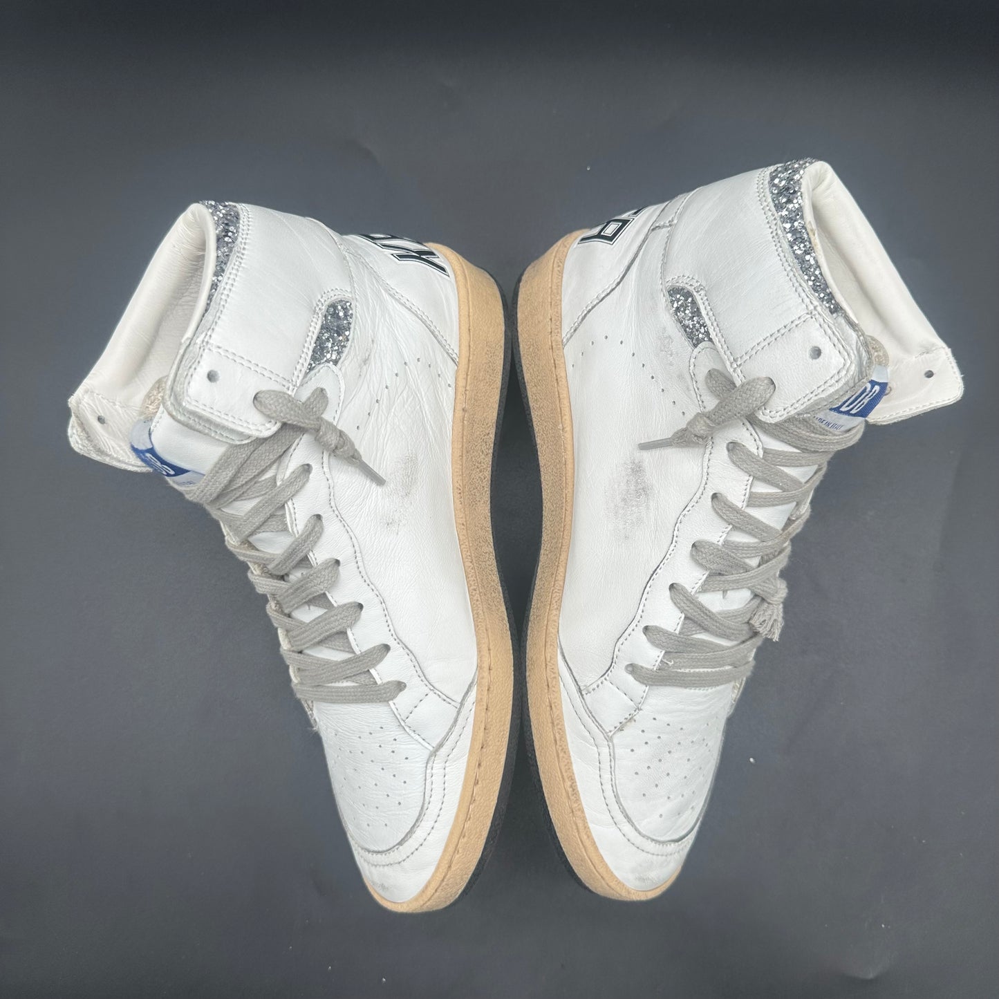 Golden Goose Sky-Star - Blanc Argent Paillettes C1433