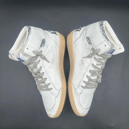 Golden Goose Sky-Star - Blanc Argent Paillettes C1433