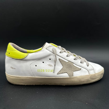 Golden Goose Superstar - Blanc Beige Jaune J029