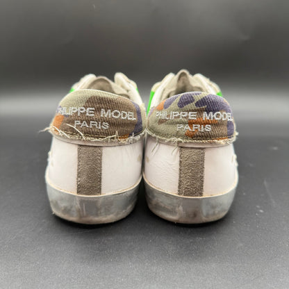 Philippe Model PRSX - Blanc Vert Kaki C1466