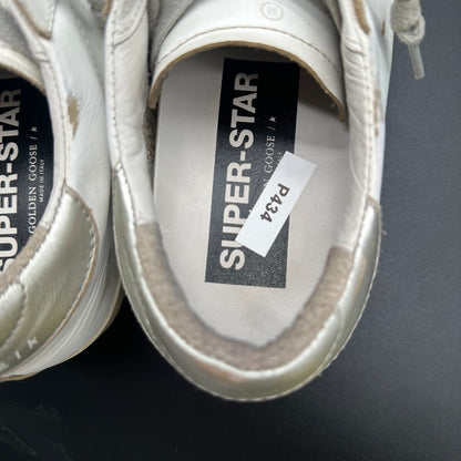 Golden Goose Superstar - Blanc Argent Or Paillettes P438