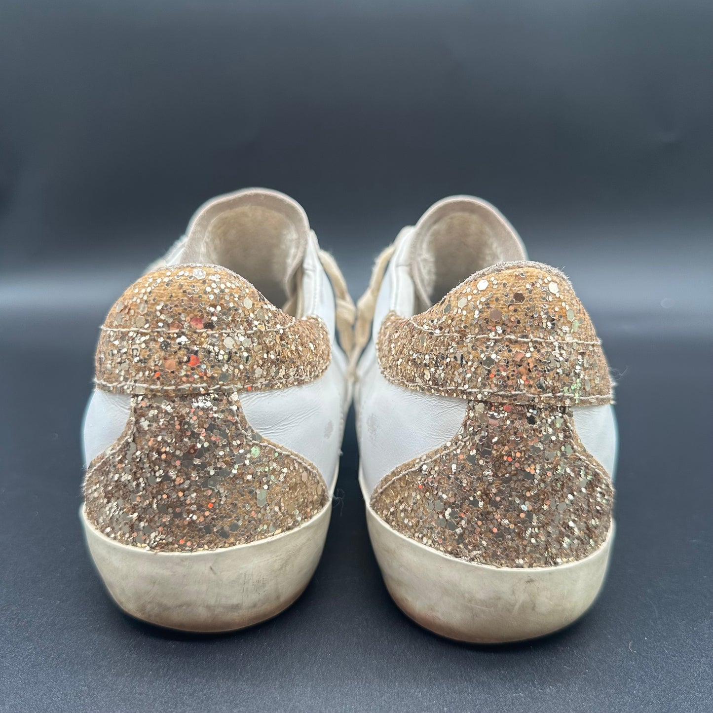 Golden Goose Superstar - Blanc Argent Paillettes C1190