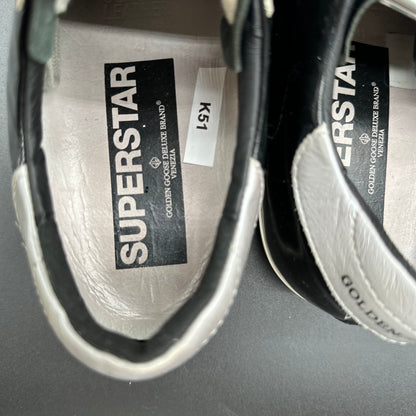 Golden Goose Superstar - Noir Argent K51