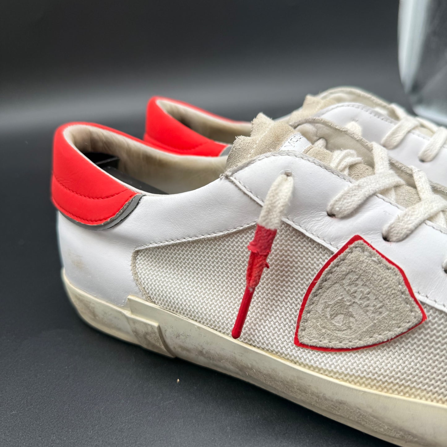 Philippe Model PRSX - Blanc Rouge Beige C1321