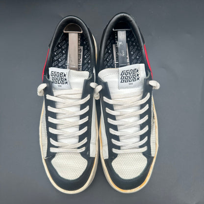 Golden Goose Stardan - Blanc Noir Rouge C1366