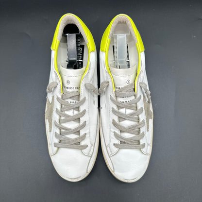 Golden Goose Superstar - Blanc Beige Jaune J029