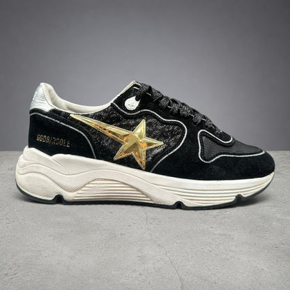 Golden Goose Running - Noir Blanc Or J034