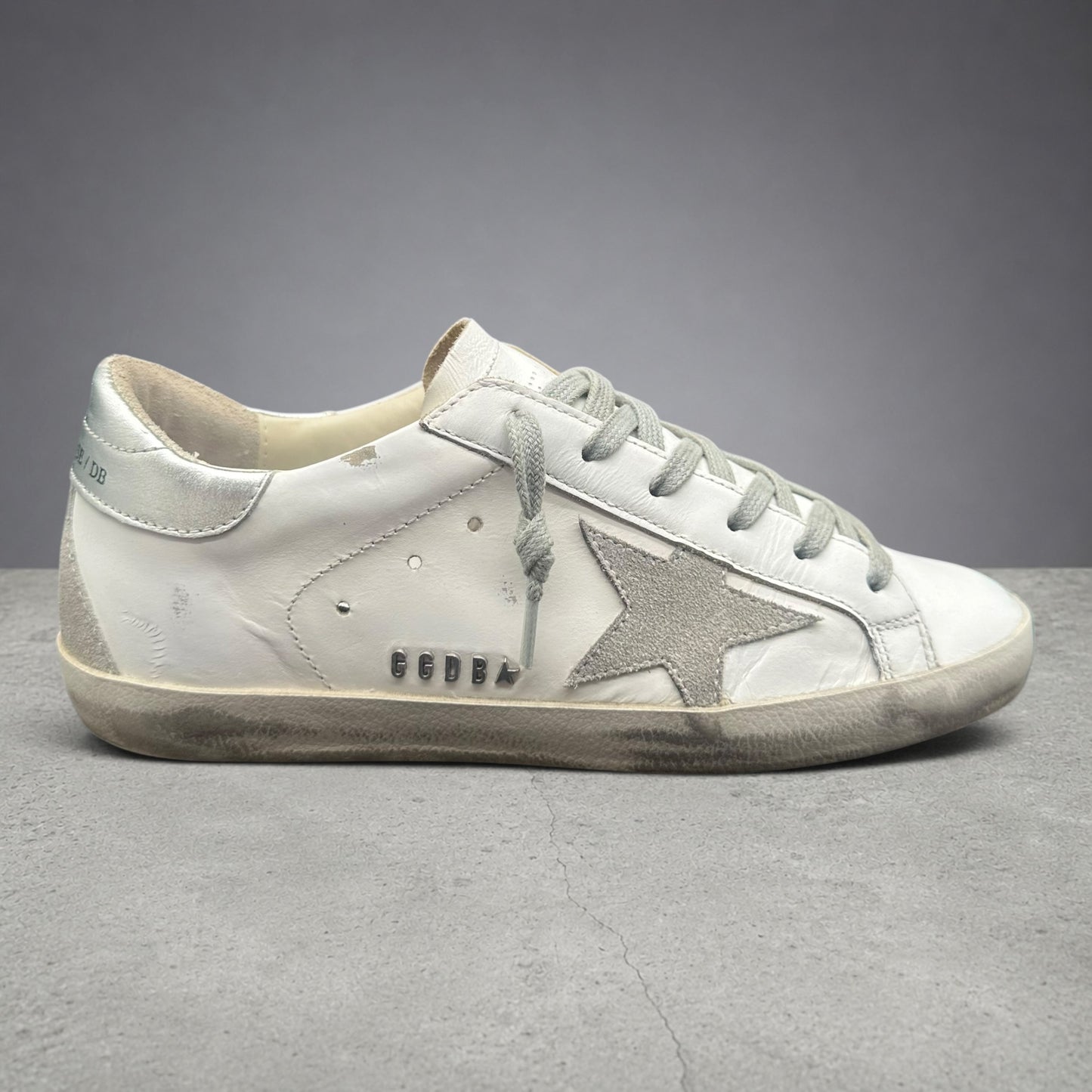 Golden Goose Superstar - Blanc Argent Beige P429