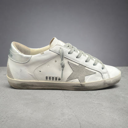 Golden Goose Superstar - Blanc Argent Beige P429