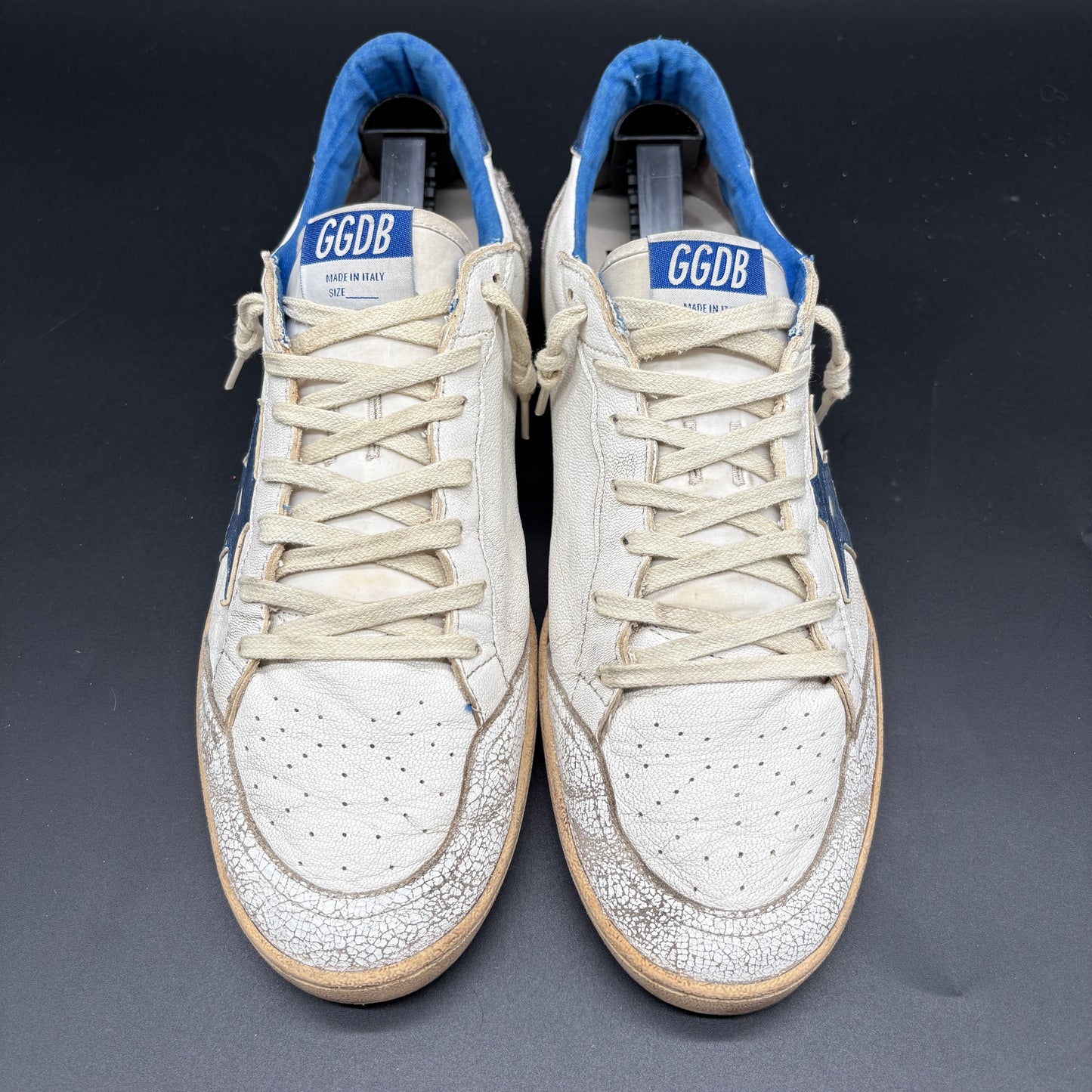Golden Goose Ballstar - Blanc Bleu C1323