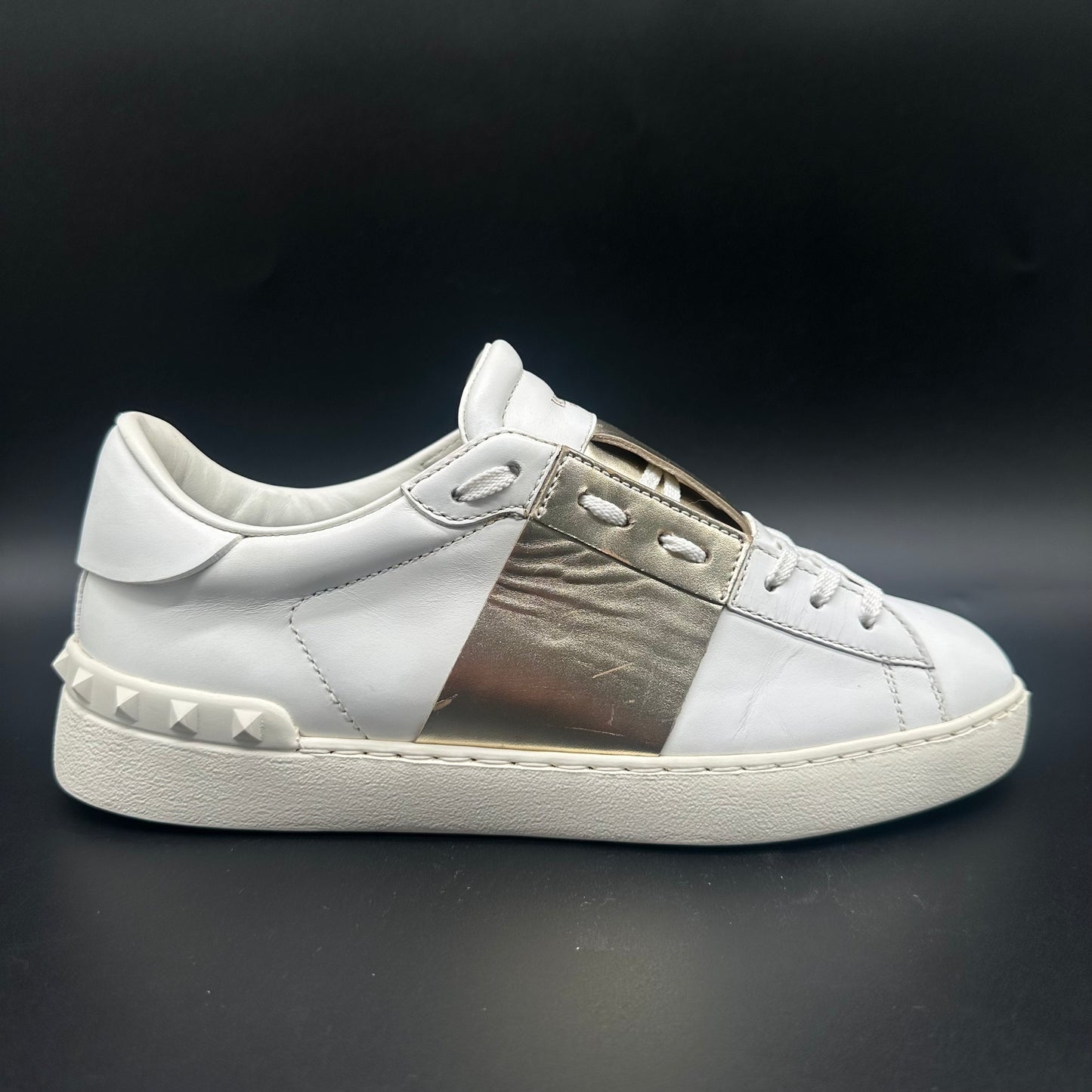 Valentino Open - Blanc Or C1239