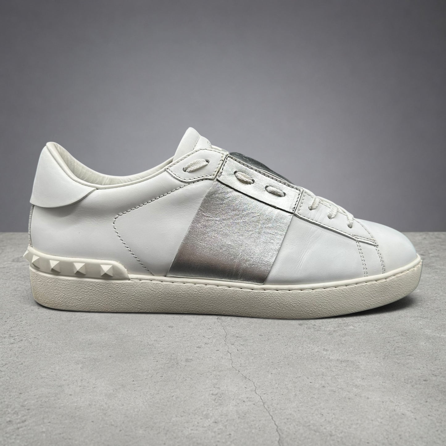 Valentino Open - Blanc Argent C1347