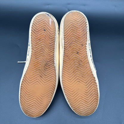 Golden Goose Superstar - Blanc Marron Argent Paillettes C1324