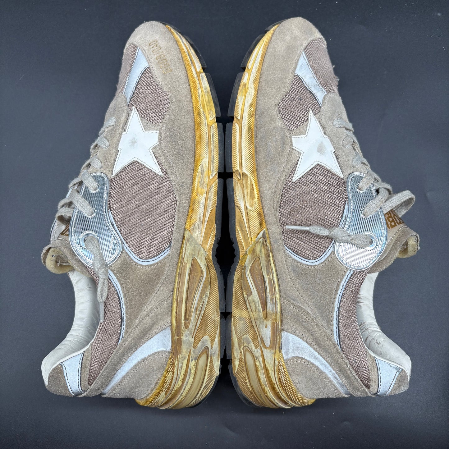 Golden Goose Dad-Star - Kaki Marron K36