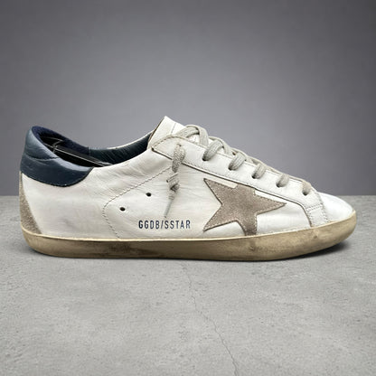 Golden Goose Superstar - Blanc Beige Bleu C1422