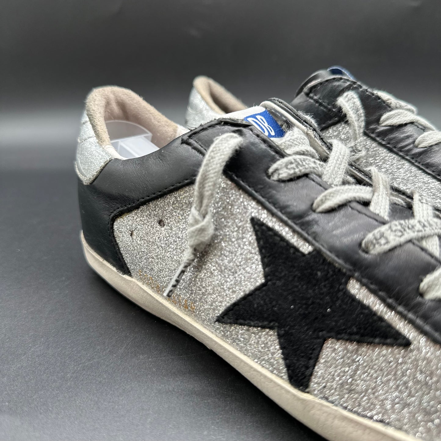 Golden Goose Superstar - Noir Argent Paillettes K49