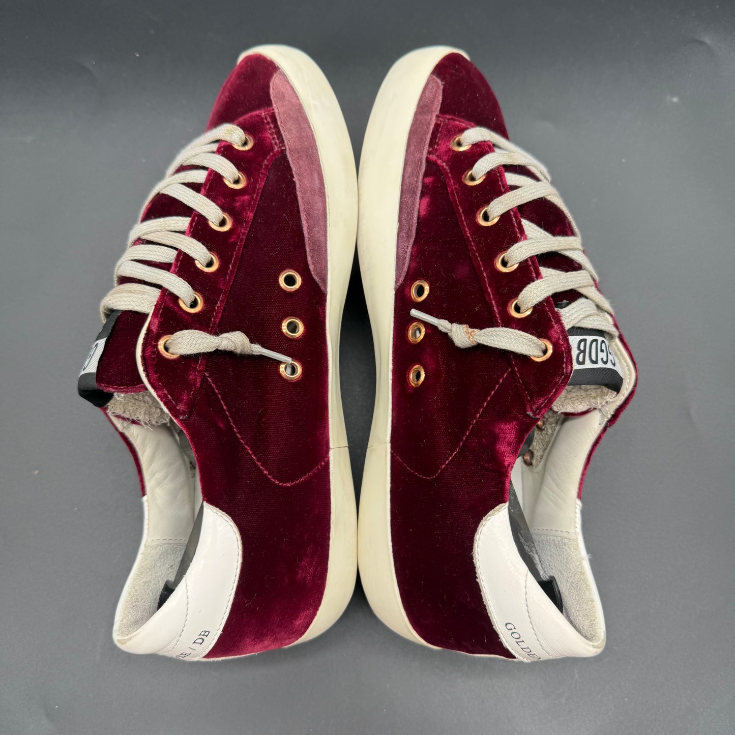 Golden Goose Superstar - Bordeaux Blanc J037