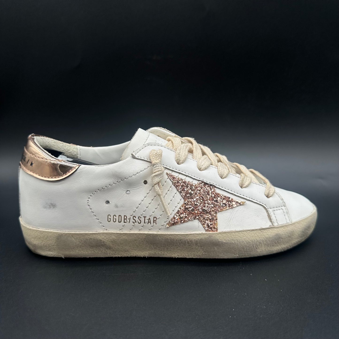 Golden Goose Superstar - Blanc Rose gold C1425