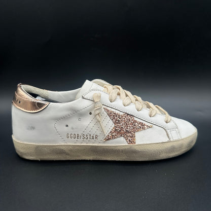 Golden Goose Superstar - Blanc Rose gold C1425