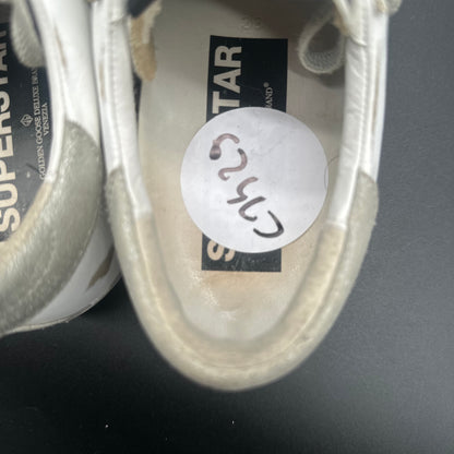 Golden Goose Superstar - Blanc Argent C1429
