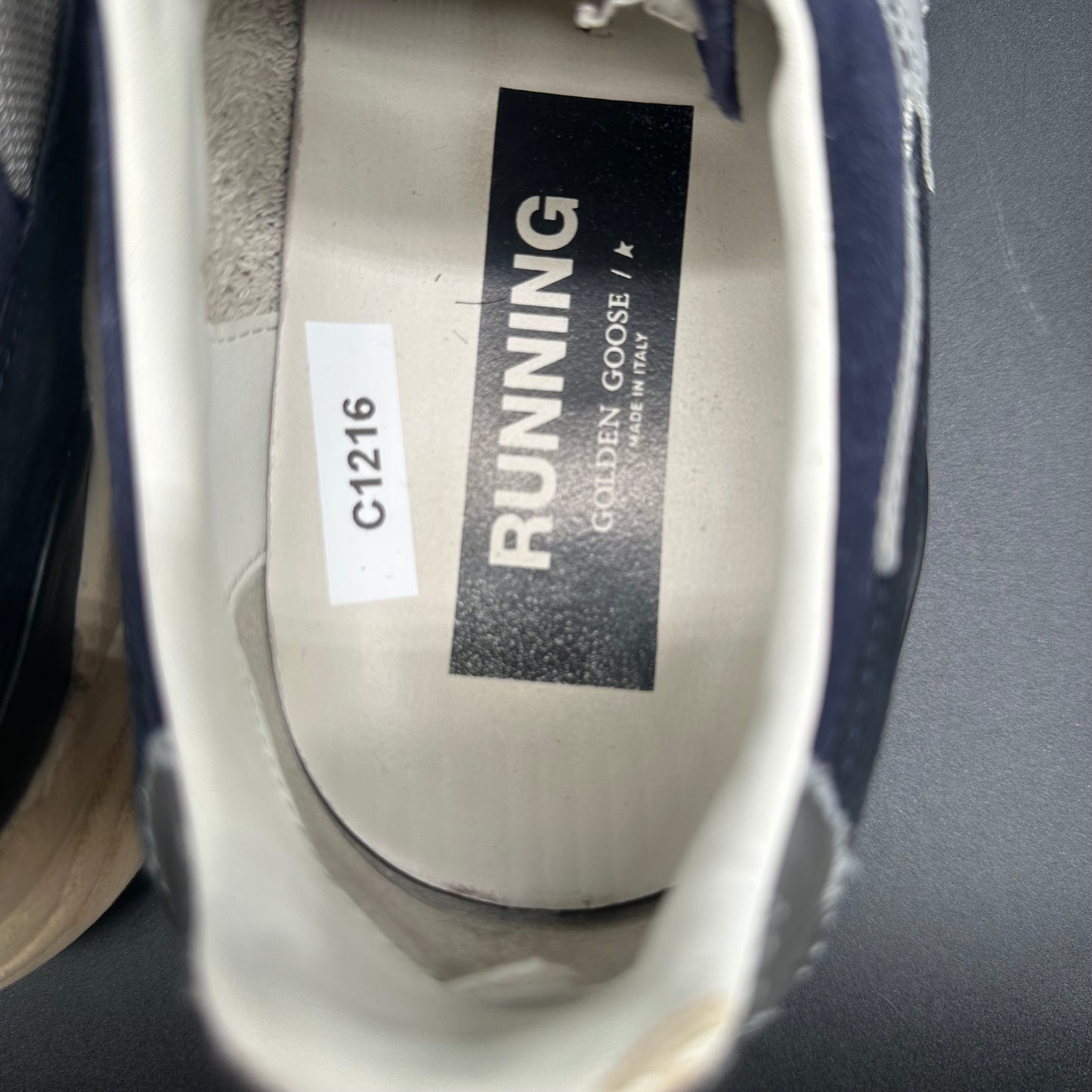 Golden Goose Running - Bleu Gris C1216