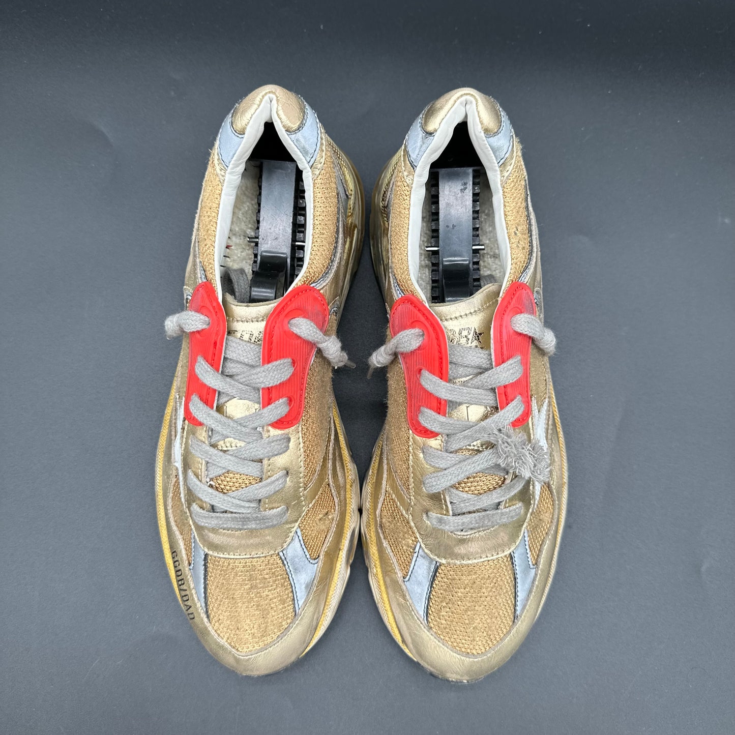 Golden Goose Dad-Star - Or Beige Rouge C1362