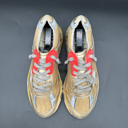 Golden Goose Dad-Star - Or Beige Rouge C1362