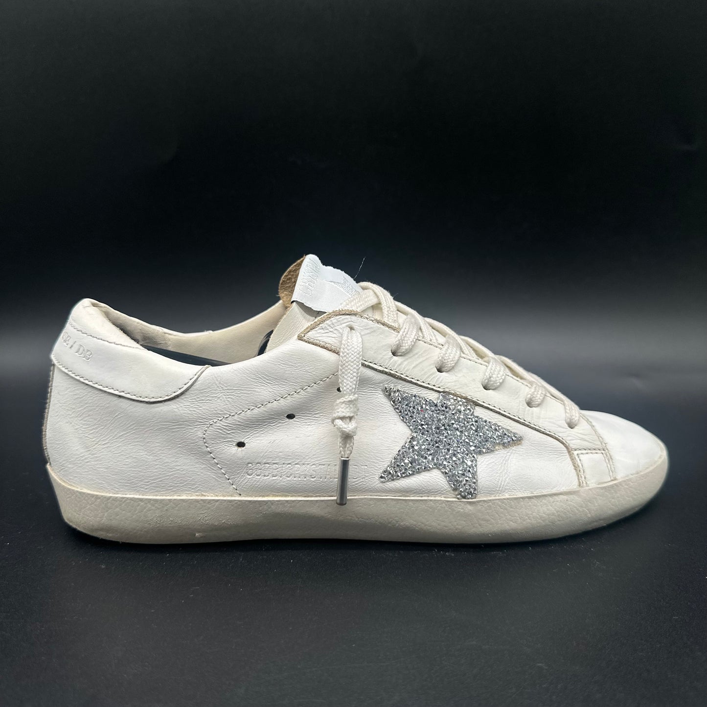 Golden Goose Superstar - Blanc Argent Paillettes C1287