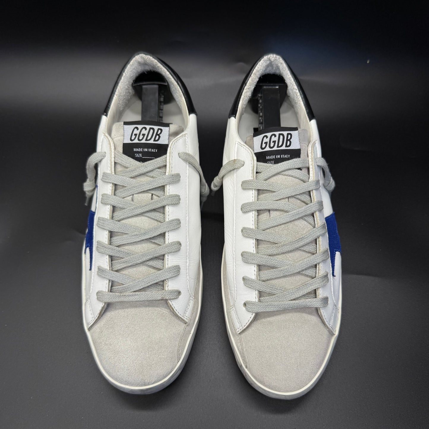 Golden Goose Superstar - Blanc/Bleu ◼️