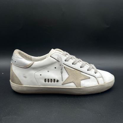 Golden Goose Superstar - Blanc Beige Argent C1139
