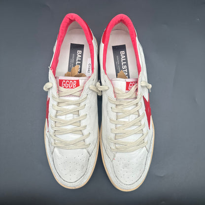 Golden Goose Ballstar - Blanc Rouge C1342