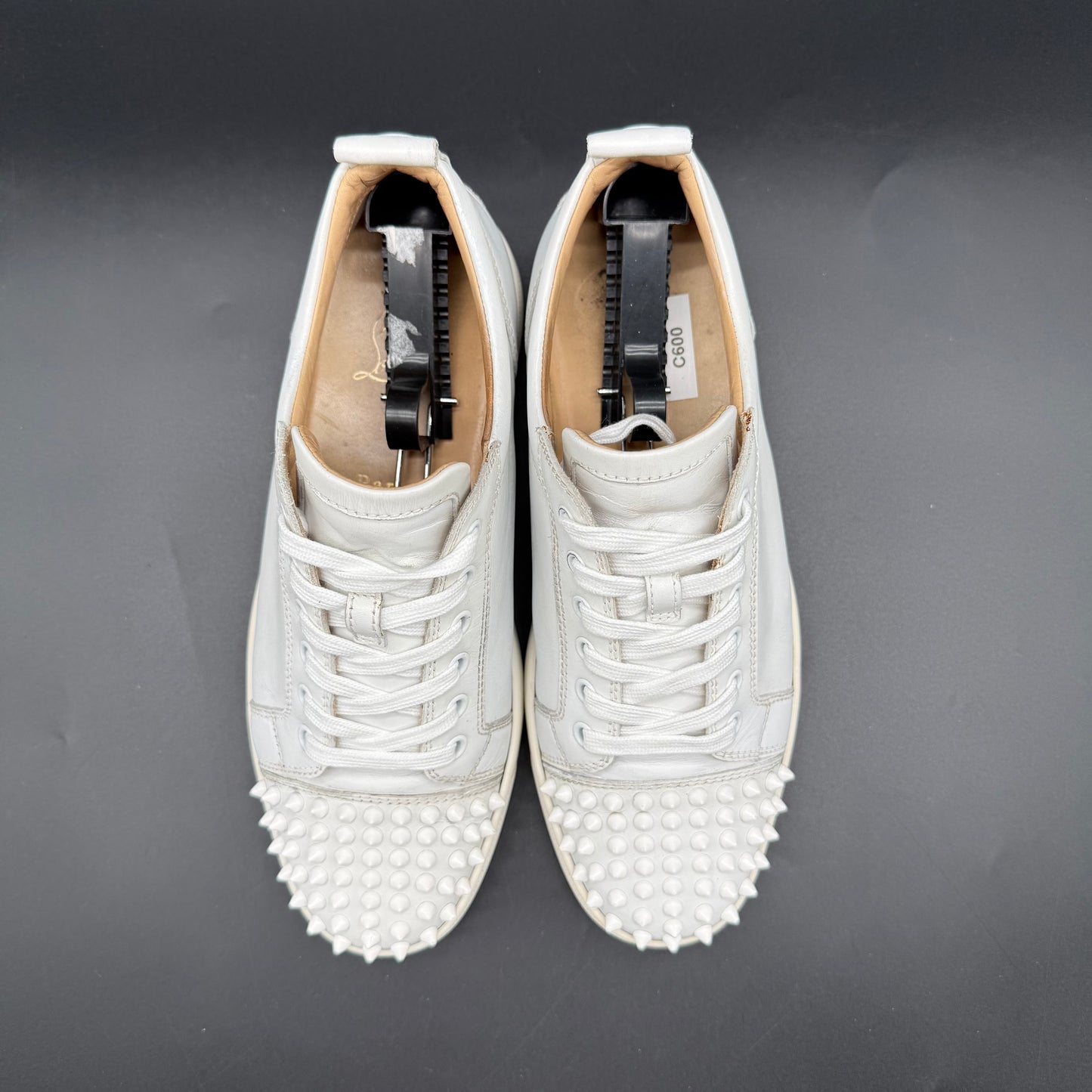 Louboutin Junior Spike - Blanc C600