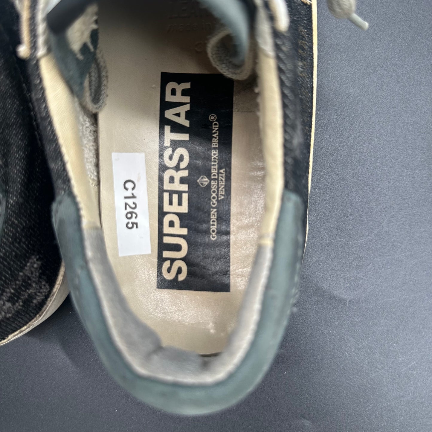 Golden Goose Superstar - Noir Jean Blanc Gris C1265