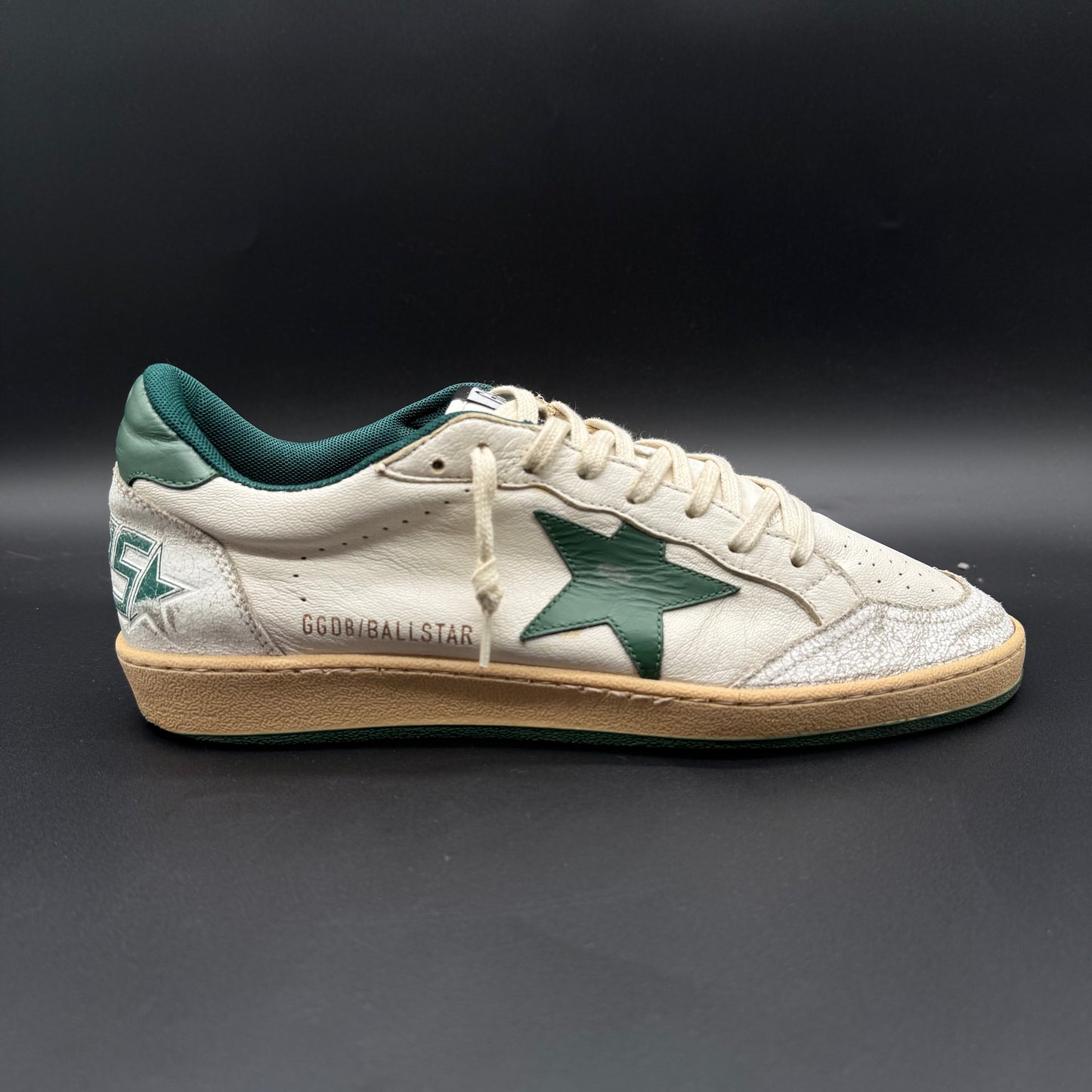 Golden Goose Ballstar - Blanc Vert C1226